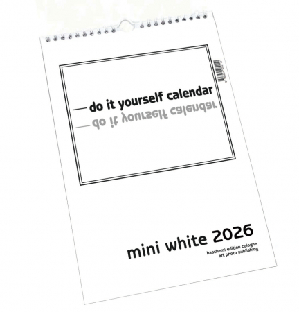 MINI WHITE BLANKOKALENDER DIY BASTEL SELBSTGESTALTEN